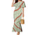 Omaomao Aloha Hawaii Mermaid Dress Rosebud Lei With Palaka Motif - Polynesian Pride