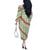 Omaomao Aloha Hawaii Off The Shoulder Long Sleeve Dress Rosebud Lei With Palaka Motif - Polynesian Pride