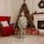 Omaomao Aloha Hawaii Christmas Pajama Set Rosebud Lei With Palaka Motif - Polynesian Pride