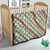 Omaomao Aloha Hawaii Quilt Rosebud Lei With Palaka Motif - Polynesian Pride