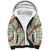 Omaomao Aloha Hawaii Sherpa Hoodie Rosebud Lei With Palaka Motif - Polynesian Pride