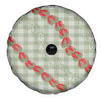 Omaomao Aloha Hawaii Spare Tire Cover Rosebud Lei With Palaka Motif - Polynesian Pride