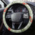 Omaomao Aloha Hawaii Steering Wheel Cover Rosebud Lei With Palaka Motif - Polynesian Pride