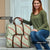 Omaomao Aloha Hawaii Travel Bag Rosebud Lei With Palaka Motif - Polynesian Pride