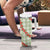 Omaomao Aloha Hawaii Tumbler With Handle Rosebud Lei With Palaka Motif - Polynesian Pride