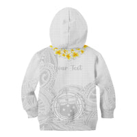 Personalised Samoa White Sunday Kid Hoodie Lotu Tamaiti 2023 With Coat Of Arms LT14 - Polynesian Pride