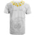 Personalised Samoa White Sunday T Shirt Lotu Tamaiti 2023 With Coat Of Arms LT14 - Polynesian Pride
