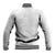 Polynesia White Sunday Baseball Jacket Polynesian Pattern With Tropical Flowers LT14 - Polynesian Pride