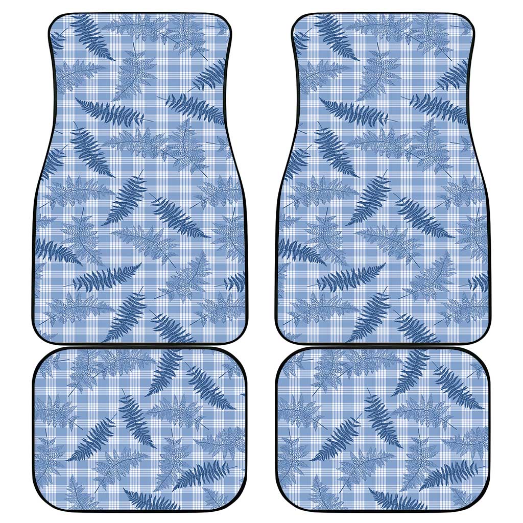 Blue Palaka Hawaii Palapalai Car Mats Hawaiian Fern - Polynesian Pride
