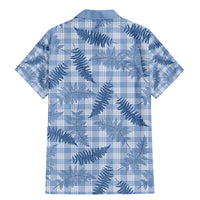 Blue Palaka Hawaii Palapalai Family Matching Mermaid Dress and Hawaiian Shirt Hawaiian Fern - Polynesian Pride