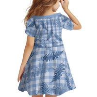 Blue Palaka Hawaii Palapalai Family Matching Puletasi and Hawaiian Shirt Hawaiian Fern LT14 - Polynesian Pride