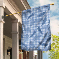 Blue Palaka Hawaii Palapalai Garden Flag Hawaiian Fern LT14 House Flag Blue - Polynesian Pride