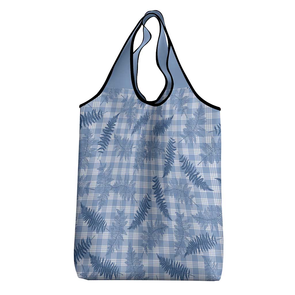 Blue Palaka Hawaii Palapalai Grocery Bag Hawaiian Fern - Polynesian Pride
