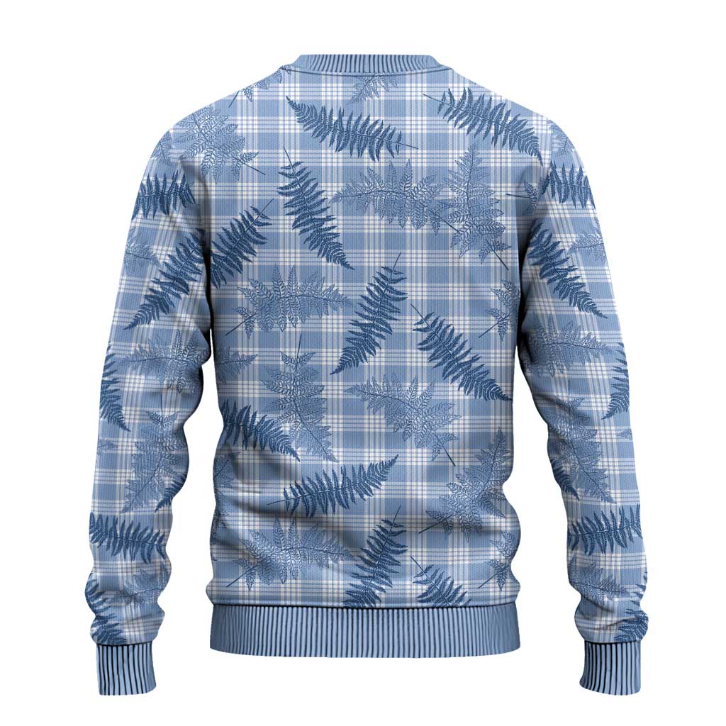 Blue Palaka Hawaii Palapalai Ugly Christmas Sweater Hawaiian Fern LT14 - Polynesian Pride