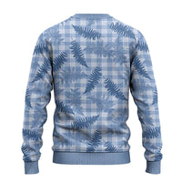 Blue Palaka Hawaii Palapalai Ugly Christmas Sweater Hawaiian Fern LT14 - Polynesian Pride