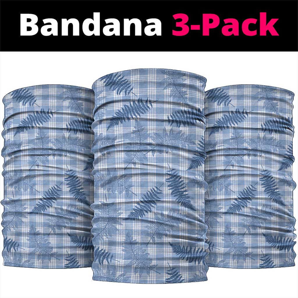 Blue Palaka Hawaii Palapalai Neck Gaiter Hawaiian Fern - Polynesian Pride