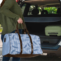 Blue Palaka Hawaii Palapalai Travel Bag Hawaiian Fern - Polynesian Pride