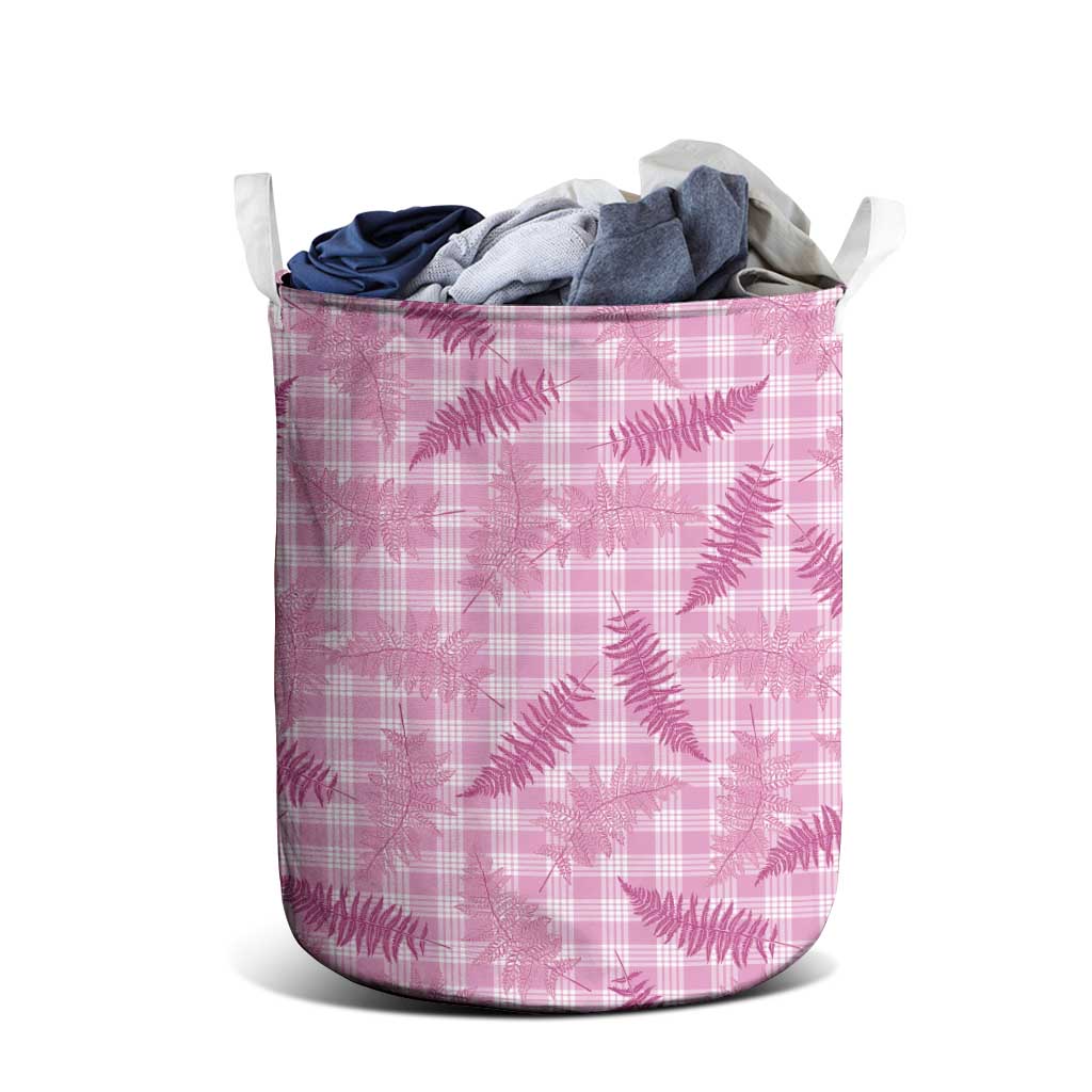 Purple Palaka Hawaii Palapalai Laundry Basket Hawaiian Fern - Polynesian Pride