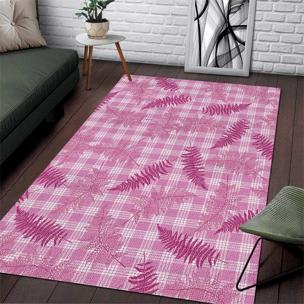 Purple Palaka Hawaii Palapalai Area Rug Hawaiian Fern - Polynesian Pride
