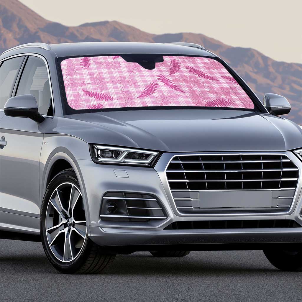 Purple Palaka Hawaii Palapalai Auto Sun Shade Hawaiian Fern - Polynesian Pride