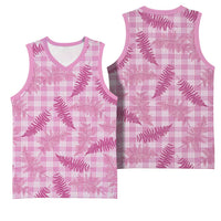 Purple Palaka Hawaii Palapalai Basketball Jersey Hawaiian Fern - Polynesian Pride