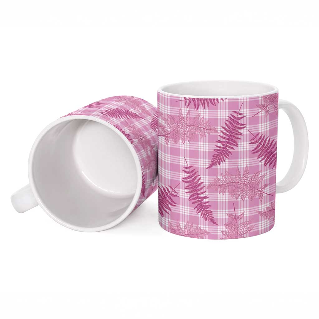 Purple Palaka Hawaii Palapalai Ceramic Mug Hawaiian Fern - Polynesian Pride