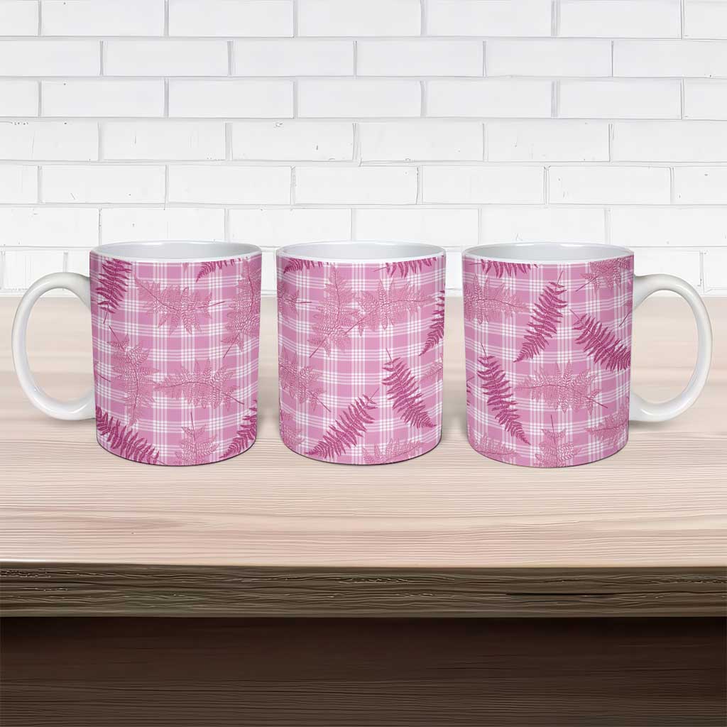 Purple Palaka Hawaii Palapalai Ceramic Mug Hawaiian Fern - Polynesian Pride