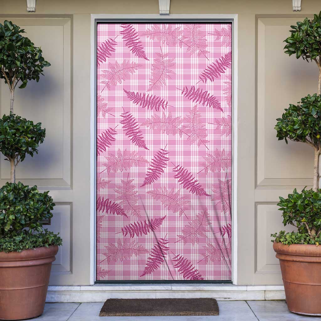 Purple Palaka Hawaii Palapalai Door Cover Hawaiian Fern - Polynesian Pride