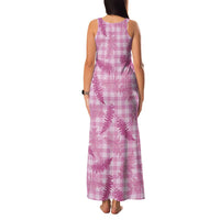 Purple Palaka Hawaii Palapalai Family Matching Tank Maxi Dress and Hawaiian Shirt Hawaiian Fern - Polynesian Pride
