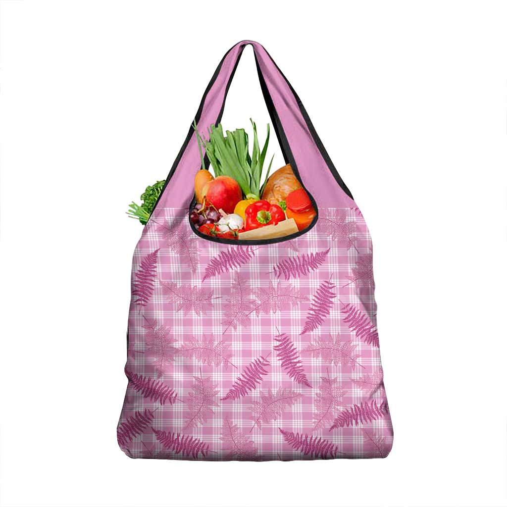 Purple Palaka Hawaii Palapalai Grocery Bag Hawaiian Fern - Polynesian Pride