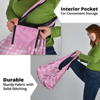 Purple Palaka Hawaii Palapalai Grocery Bag Hawaiian Fern - Polynesian Pride