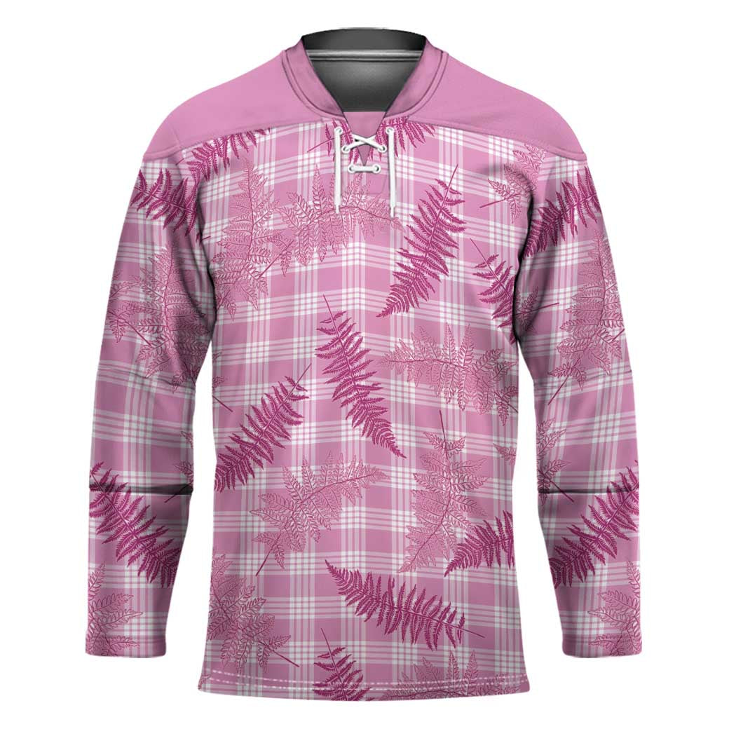 Purple Palaka Hawaii Palapalai Hockey Jersey Hawaiian Fern - Polynesian Pride
