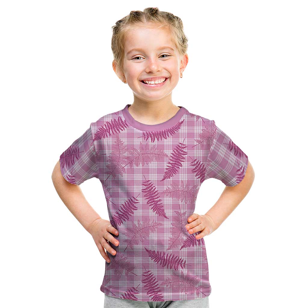 Purple Palaka Hawaii Palapalai Kid T Shirt Hawaiian Fern LT14 Purple - Polynesian Pride