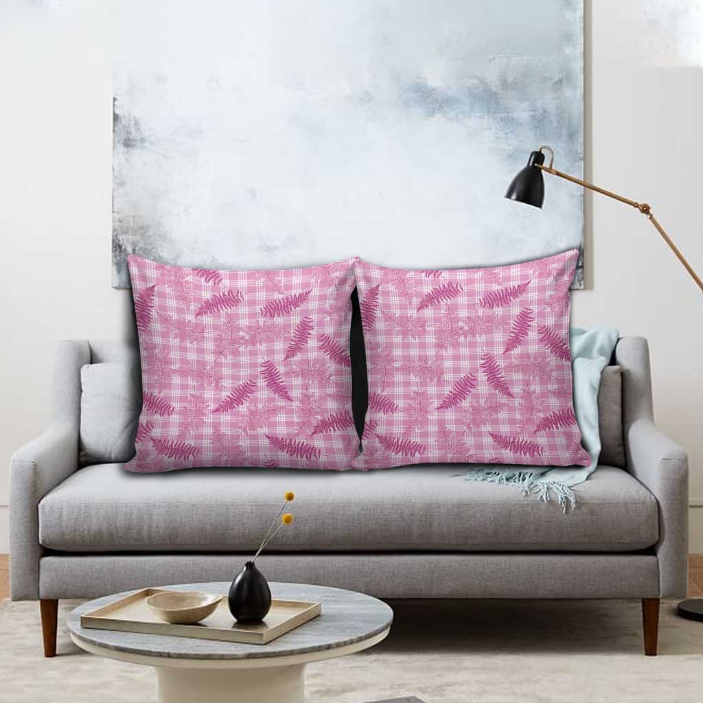 Purple Palaka Hawaii Palapalai Pillow Cover Hawaiian Fern - Polynesian Pride