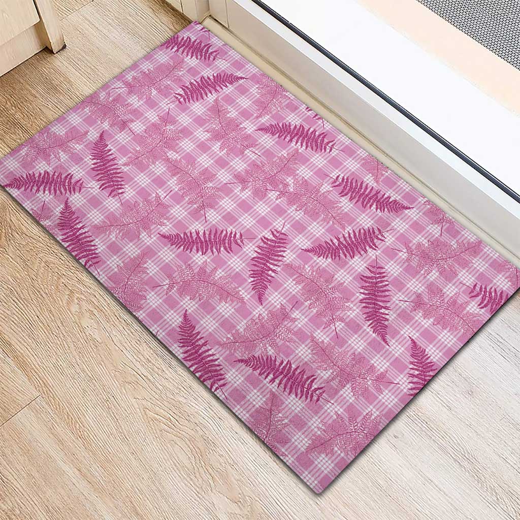 Purple Palaka Hawaii Palapalai Rubber Doormat Hawaiian Fern - Polynesian Pride