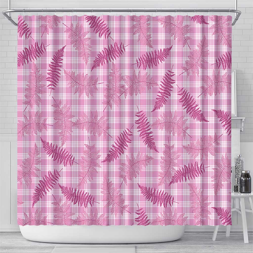 Purple Palaka Hawaii Palapalai Shower Curtain Hawaiian Fern - Polynesian Pride
