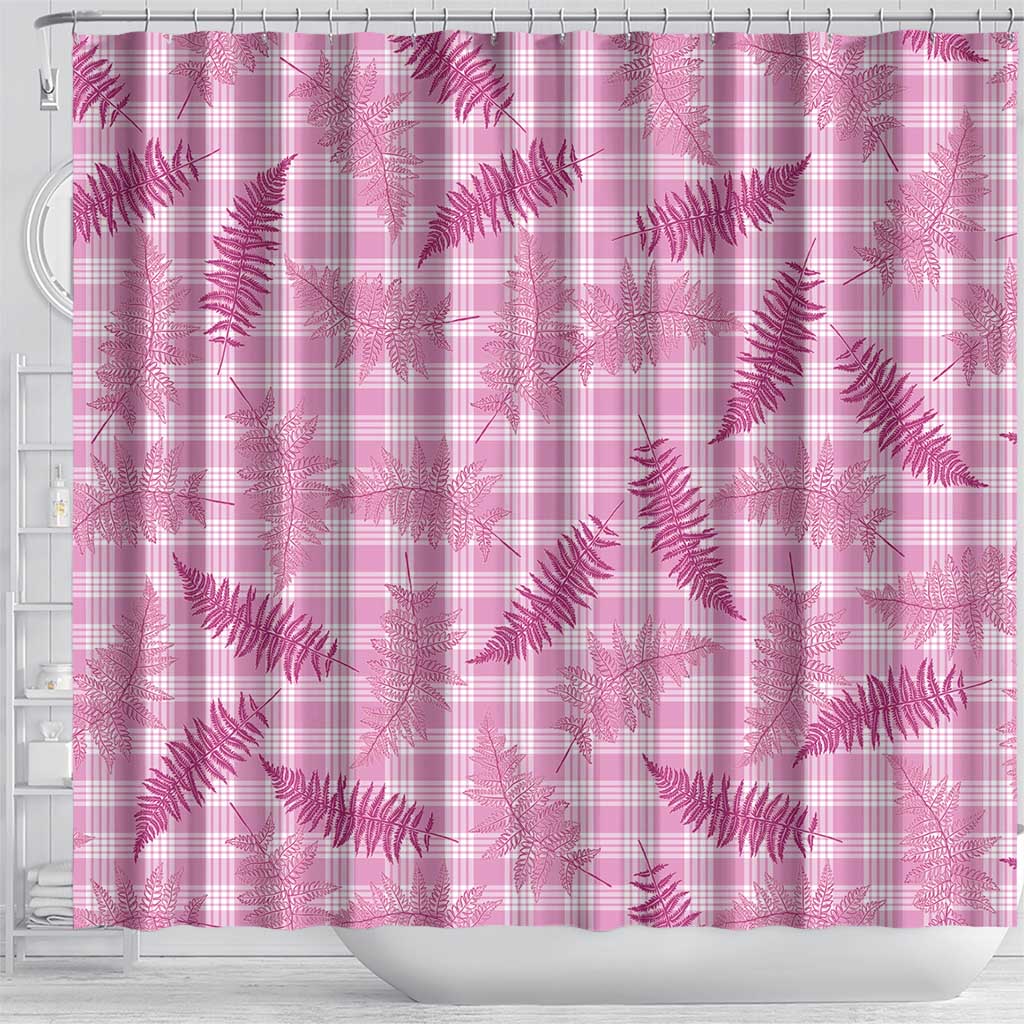 Purple Palaka Hawaii Palapalai Shower Curtain Hawaiian Fern - Polynesian Pride