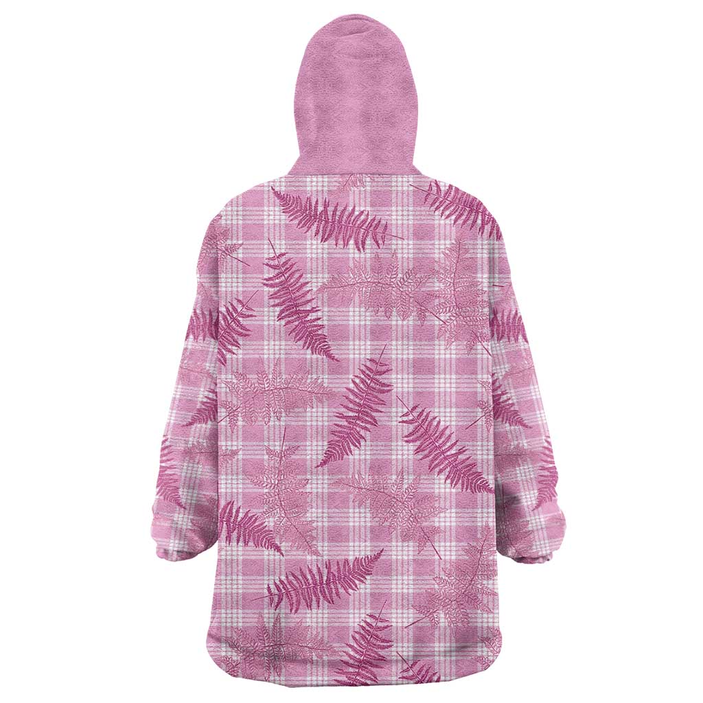 Purple Palaka Hawaii Palapalai Wearable Blanket Hoodie Hawaiian Fern - Polynesian Pride