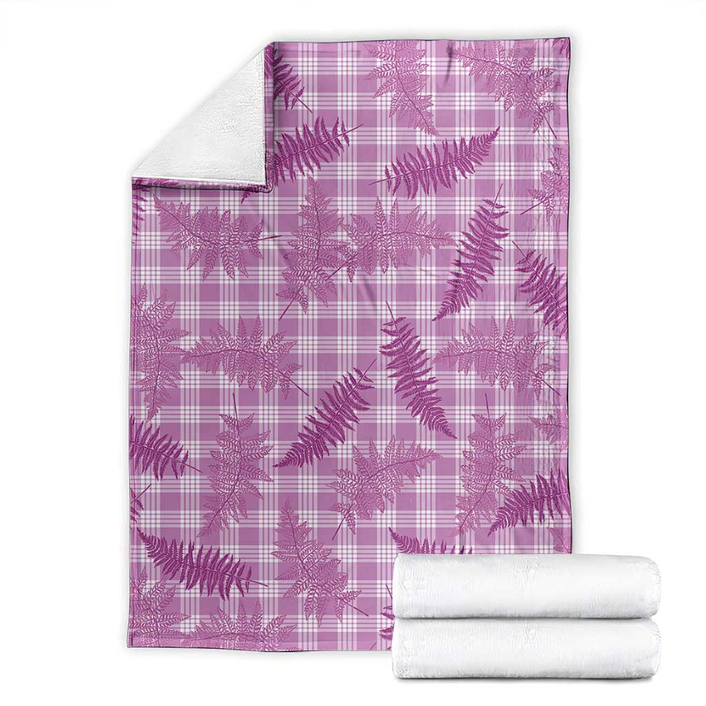 Pink Palaka Hawaii Palapalai Blanket Hawaiian Fern - Polynesian Pride