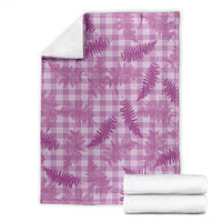 Pink Palaka Hawaii Palapalai Blanket Hawaiian Fern - Polynesian Pride