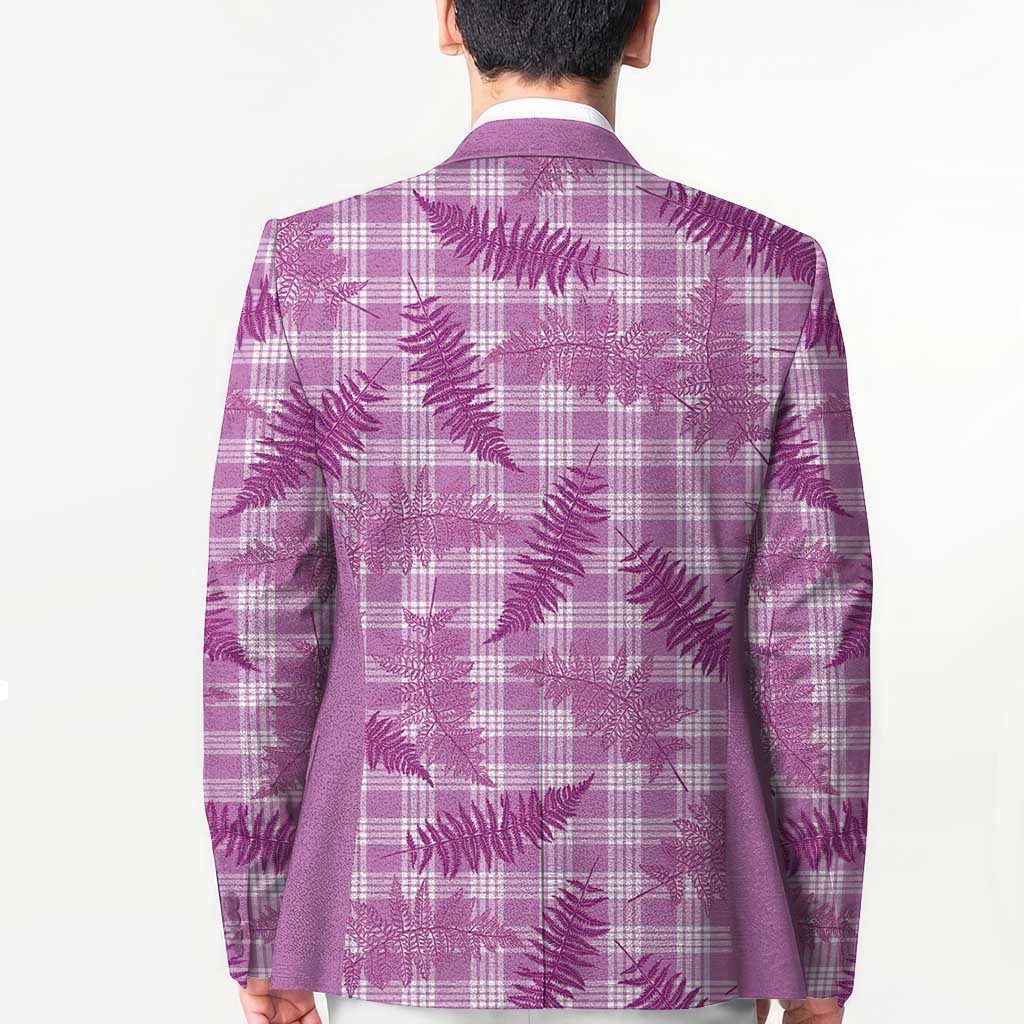 Pink Palaka Hawaii Palapalai Blazer Hawaiian Fern - Polynesian Pride