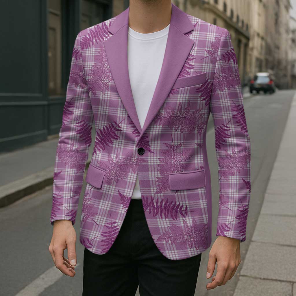 Pink Palaka Hawaii Palapalai Blazer Hawaiian Fern - Polynesian Pride