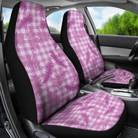 Pink Palaka Hawaii Palapalai Car Seat Cover Hawaiian Fern - Polynesian Pride