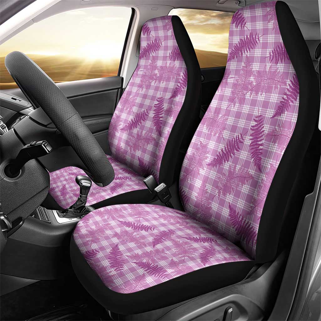 Pink Palaka Hawaii Palapalai Car Seat Cover Hawaiian Fern - Polynesian Pride