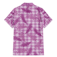 Pink Palaka Hawaii Palapalai Family Matching Mermaid Dress and Hawaiian Shirt Hawaiian Fern - Polynesian Pride