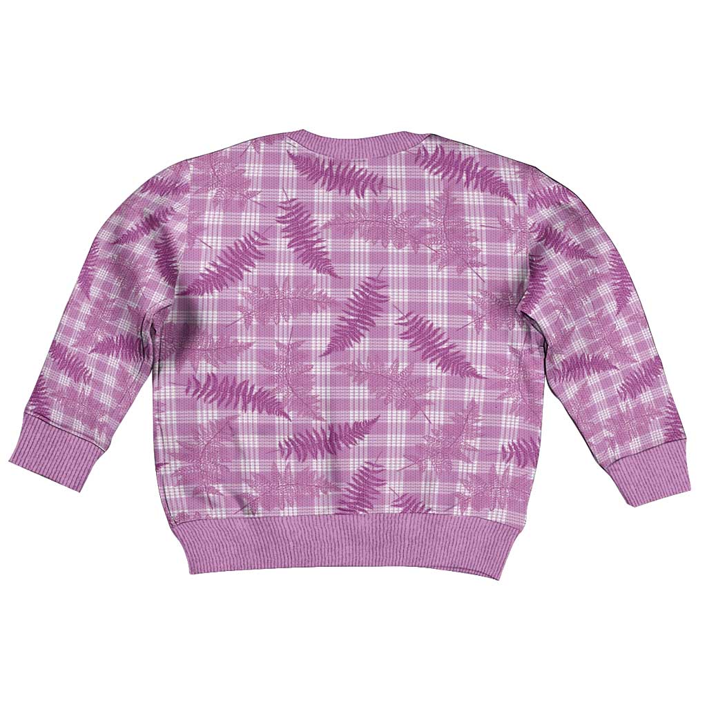 Pink Palaka Hawaii Palapalai Kid Ugly Christmas Sweater Hawaiian Fern - Polynesian Pride