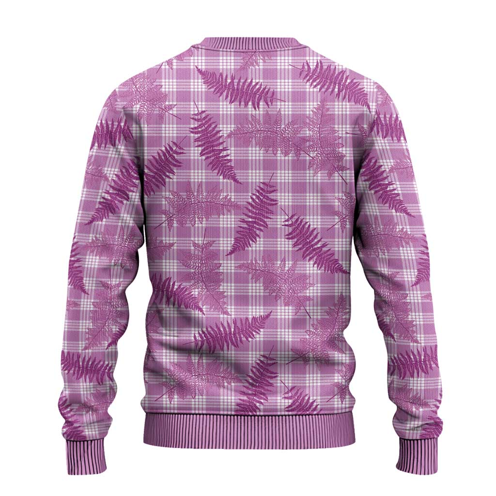 Pink Palaka Hawaii Palapalai Ugly Christmas Sweater Hawaiian Fern LT14 - Polynesian Pride