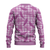 Pink Palaka Hawaii Palapalai Ugly Christmas Sweater Hawaiian Fern LT14 - Polynesian Pride