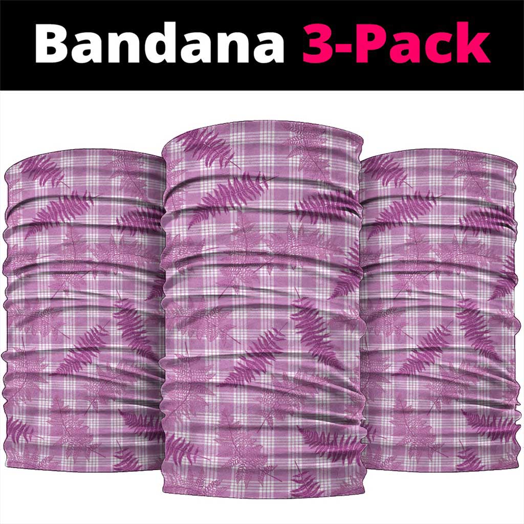 Pink Palaka Hawaii Palapalai Neck Gaiter Hawaiian Fern - Polynesian Pride