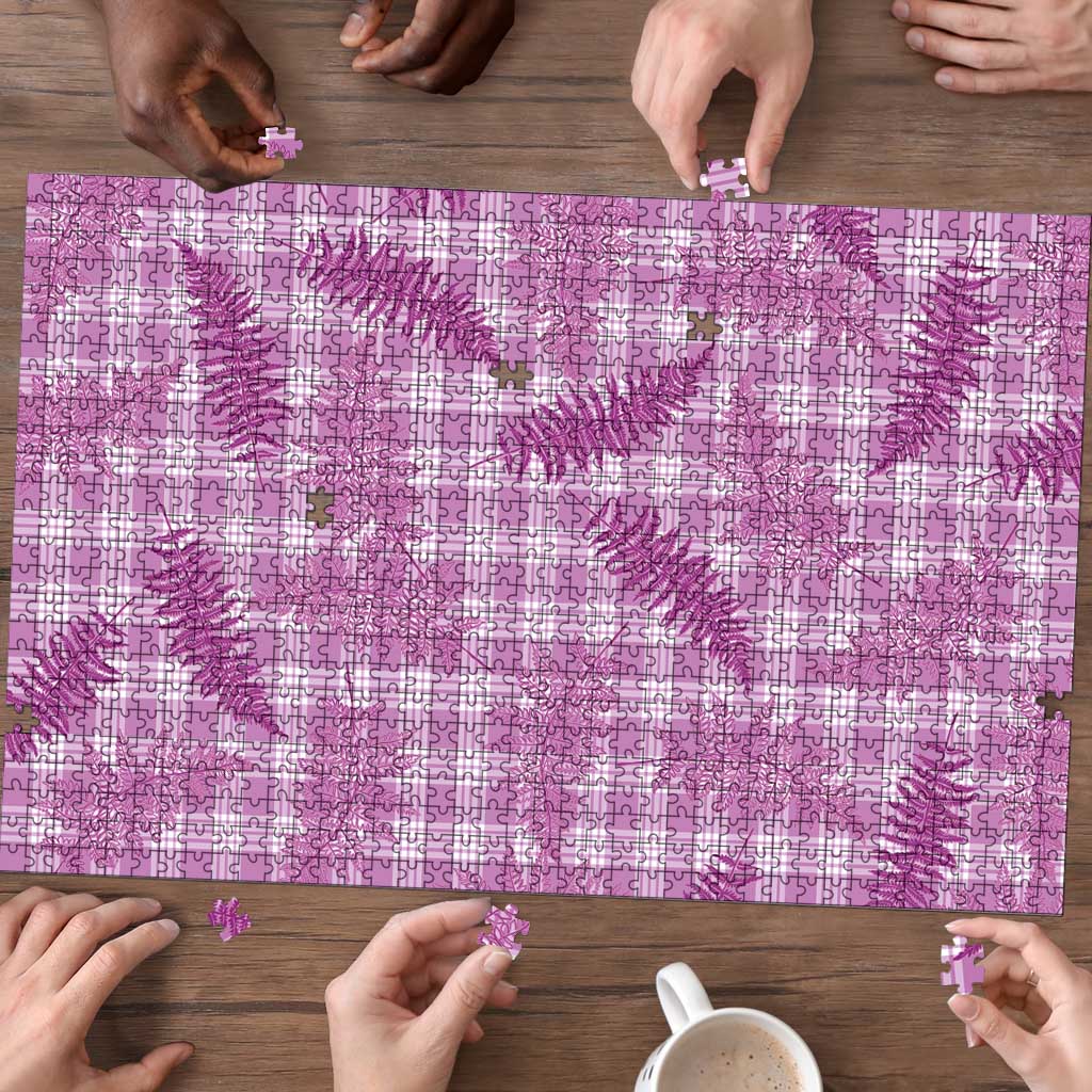 Pink Palaka Hawaii Palapalai Puzzle Hawaiian Fern - Polynesian Pride